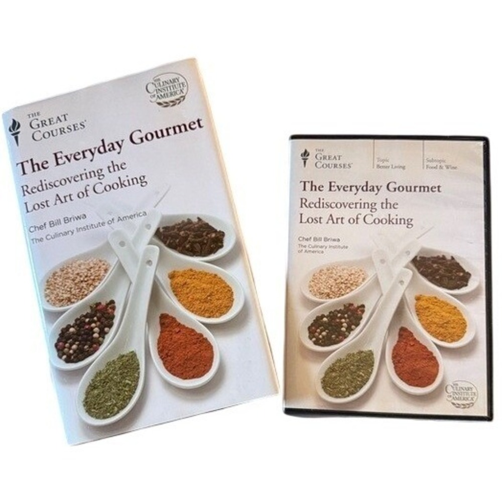 The Great Courses Everyday Gourmet Rediscovering the Lost Art of Cooking Set